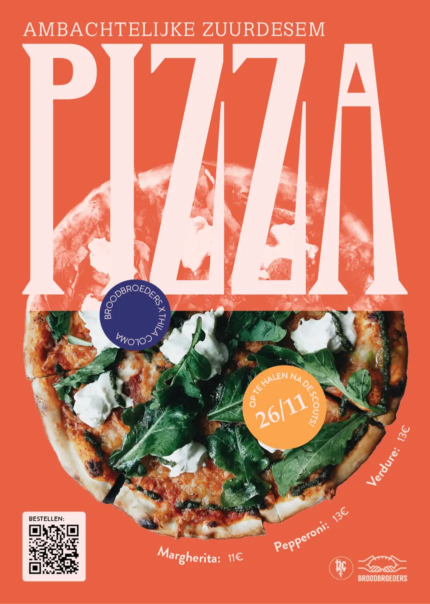 Poster Pizza Thila Coloma